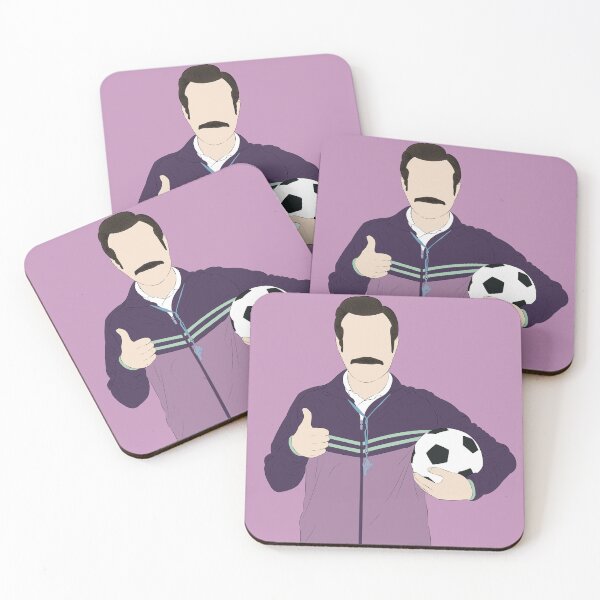 Artikelvorschau, Digitale Kunst von Footballtrainer Ted Lasso entworfen und verkauft von Still Silhouette.