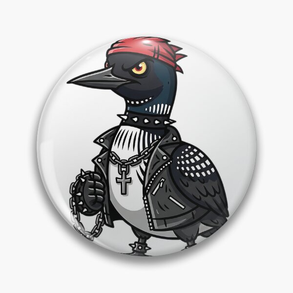 Item preview, Rebellious Rebel loon bird punk designed and sold by iwzzuel.