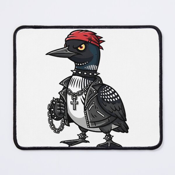 Item preview, Rebellious Rebel loon bird punk designed and sold by iwzzuel.