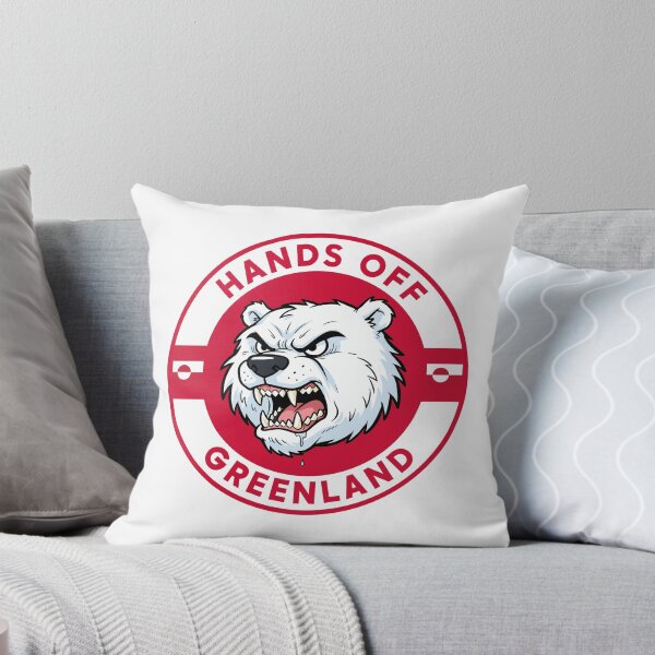 Item preview, Hands Off Greenland Polar Bear - Anti Trump designed and sold by PixVib.
