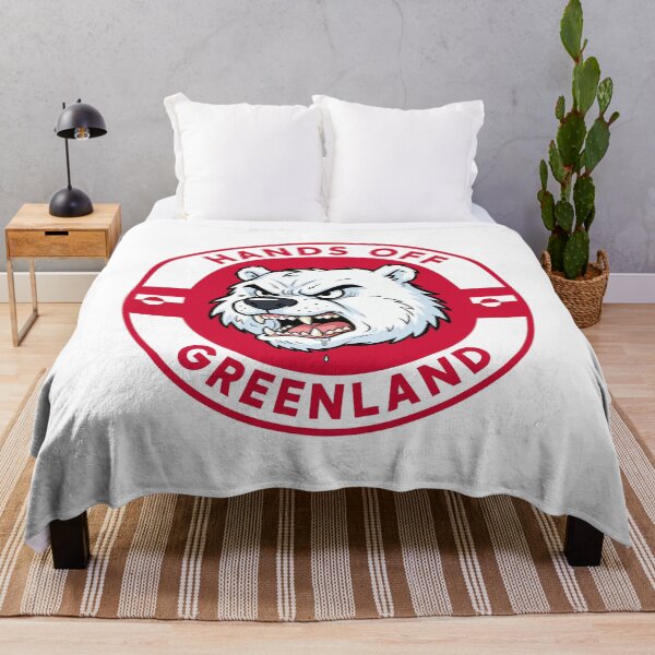 Item preview, Hands Off Greenland Polar Bear - Anti Trump designed and sold by PixVib.