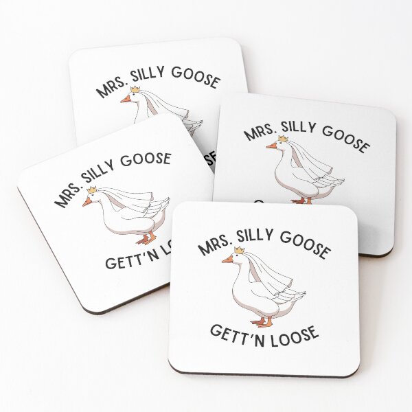 Item preview, Mrs. Silly Goose Bride Funny Goose Lover  Married Couple Matching Wedding Luxury Bachelorette designed and sold by MotivaChic.