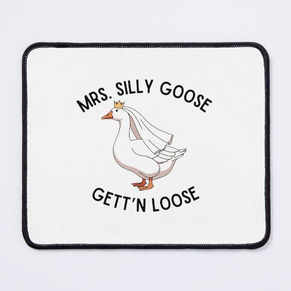Item preview, Mrs. Silly Goose Bride Funny Goose Lover Married Couple Matching Wedding Luxury Bachelorette designed and sold by MotivaChic.