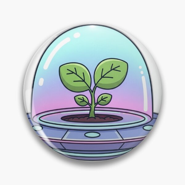 Item preview, Whimsical Sci-Fi Sprout Sticker designed and sold by  Side Quest Studio.