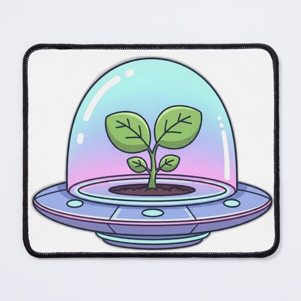 Item preview, Whimsical Sci-Fi Sprout Sticker designed and sold by Side Quest Studio.