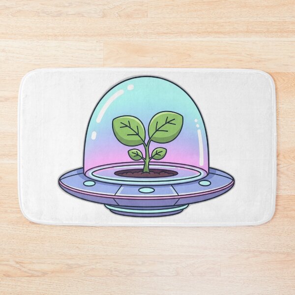 Item preview, Whimsical Sci-Fi Sprout Sticker designed and sold by  Side Quest Studio.