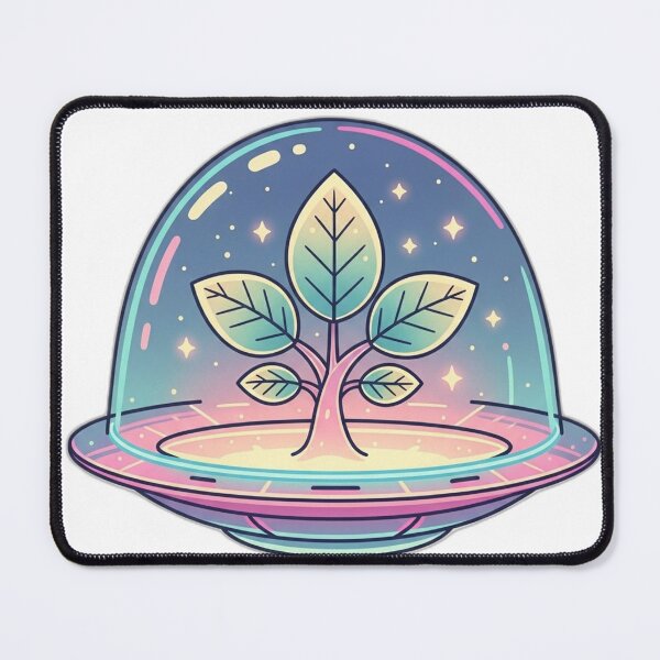Item preview, Whimsical Sci-Fi Sprout Sticker 3 designed and sold by Side Quest Studio.