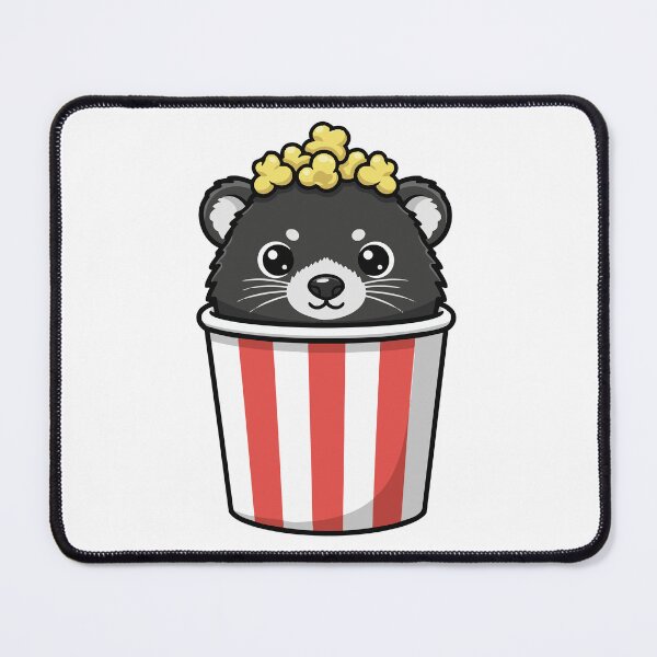 Item preview, Cute Binturong In Popcorn Bucket Kawaii designed and sold by Petzzz.