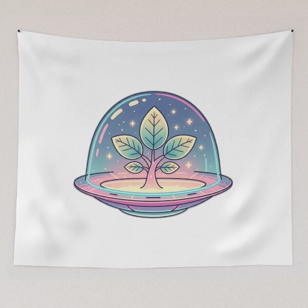 Item preview, Whimsical Sci-Fi Sprout Sticker 3 designed and sold by  Side Quest Studio.
