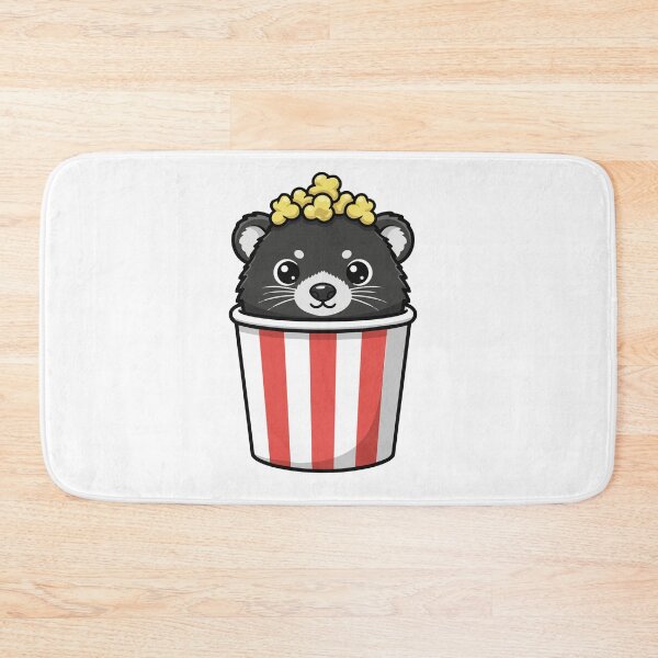 Item preview, Cute Binturong In Popcorn Bucket Kawaii designed and sold by Petzzz.
