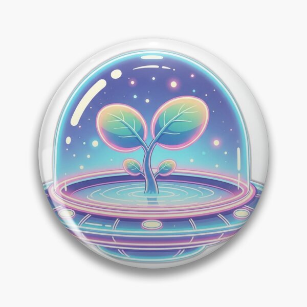 Item preview, Whimsical Sci-Fi Sprout Sticker 2 designed and sold by  Side Quest Studio.