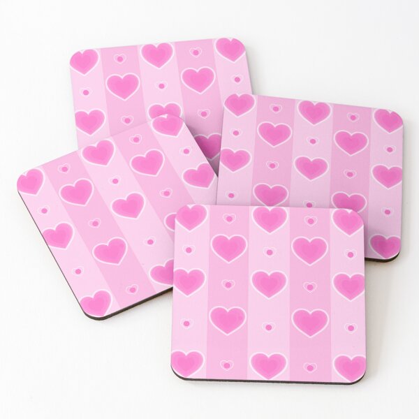 Item preview, Pink Glowing Hearts Pattern Cute Romantic Aesthetic Design designed and sold by imperiumpublicitario .