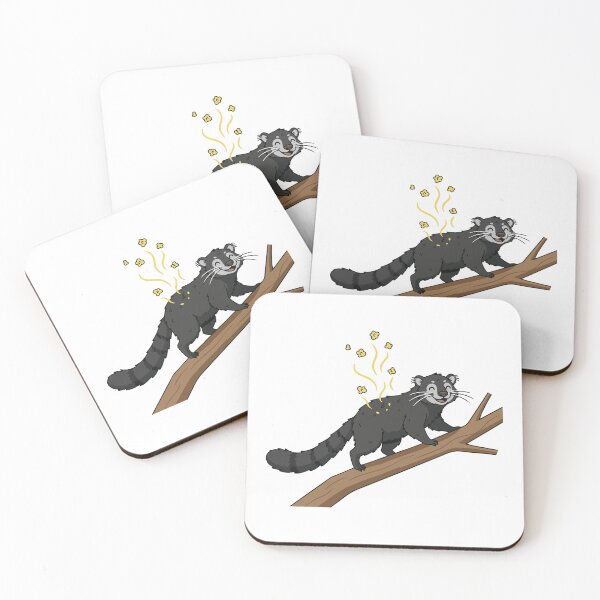 Item preview, I Smell Like Buttered Popcorn Funny Binturong Fact designed and sold by Petzzz.
