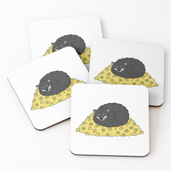 Item preview, Sleeping Binturong On Popcorn Pile Art designed and sold by Petzzz.