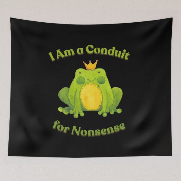 Item preview, I Am a Conduit for Nonsense T-shirt.  Funny Weirdcore Sayings Unique Tshirt Tee Adults Men Women Meme Graphic Humor Sarcastic designed and sold by MotivaChic.
