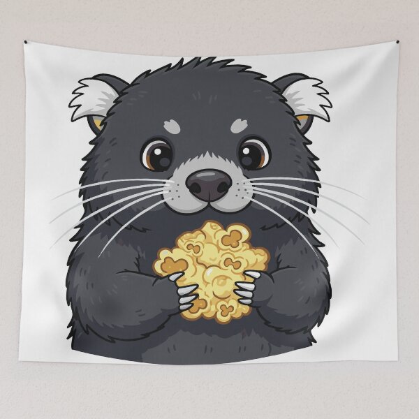 Item preview, Binturong Holding Giant Popcorn Kernel designed and sold by Petzzz.