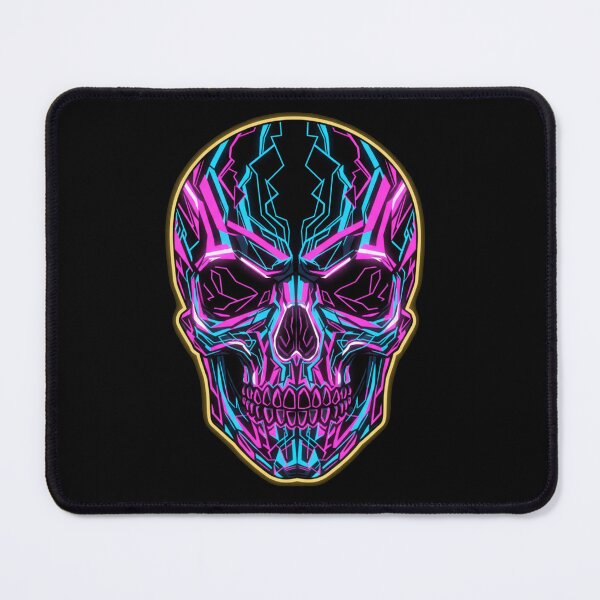 Item preview, Cosmic Neon Epic Skull | Geometric Apex Skull designed and sold by LaNadaYFundante.