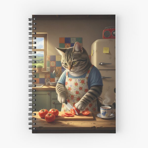 Item preview, Cat in the kitchen. designed and sold by MyHappyArtShop.