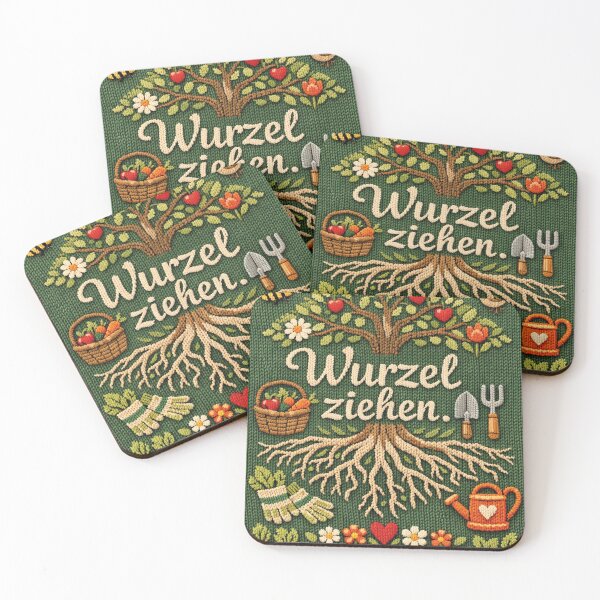 Item preview, Pulling roots garden saying – Cozy nature knit design designed and sold by Mauswohn.