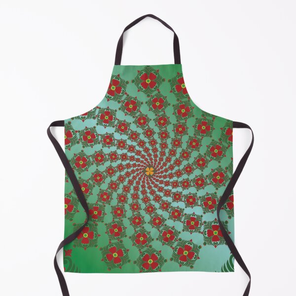 Item preview, Green Gradient Thai Spiral Mandala designed and sold by OIL Pattern Design .