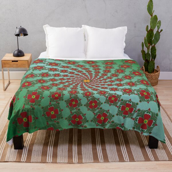 Item preview, Green Gradient Thai Spiral Mandala designed and sold by OIL Pattern Design .