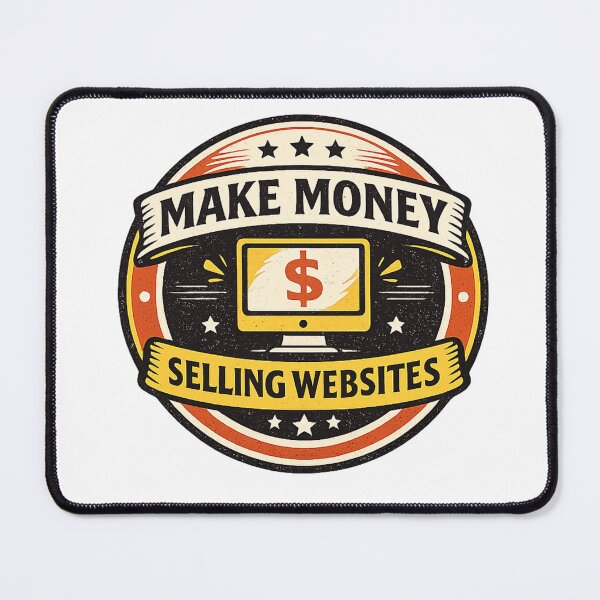 Item preview, Make Money Selling Websites – Vintage Freelance Badge designed and sold by JordanInk Studio.