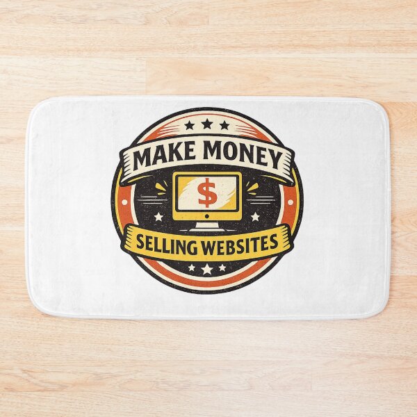 Item preview, Make Money Selling Websites – Vintage Freelance Badge designed and sold by JordanInk Studio.