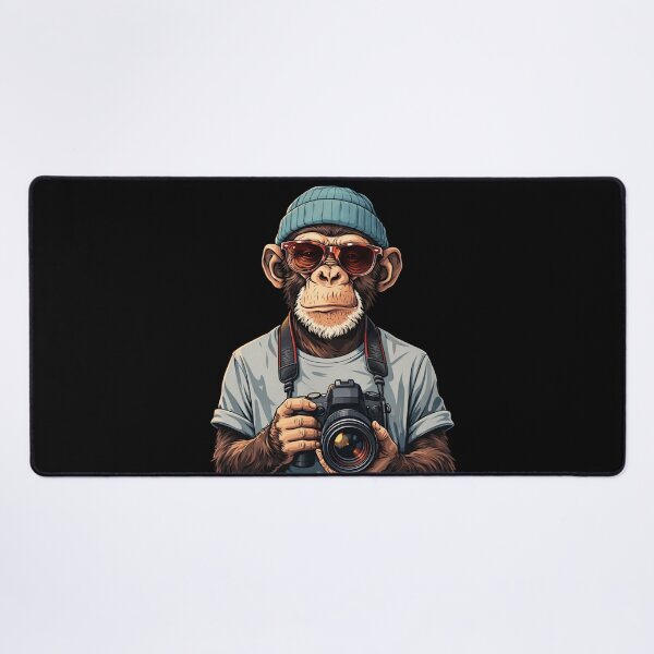 Item preview, Cool Photographer Monkey with Camera – Stylish Streetwear Animal Photography Art designed and sold by ColorSplash123.