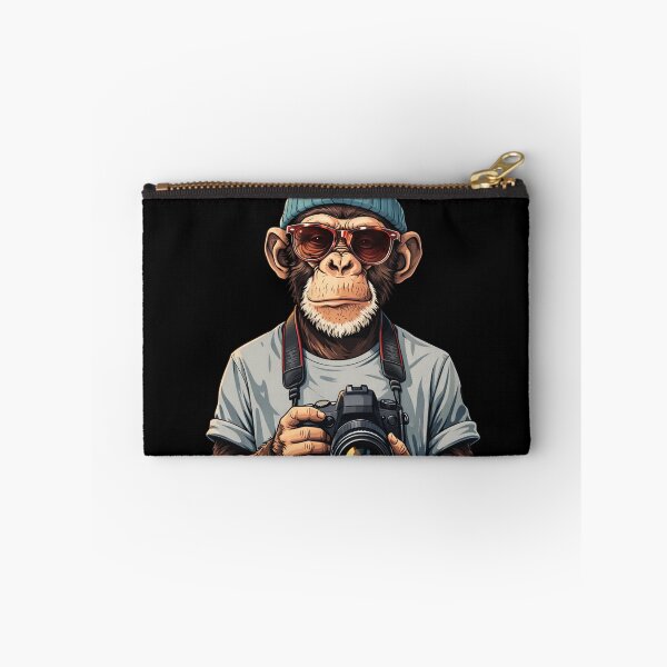 Item preview, Cool Photographer Monkey with Camera – Stylish Streetwear Animal Photography Art designed and sold by ColorSplash123.