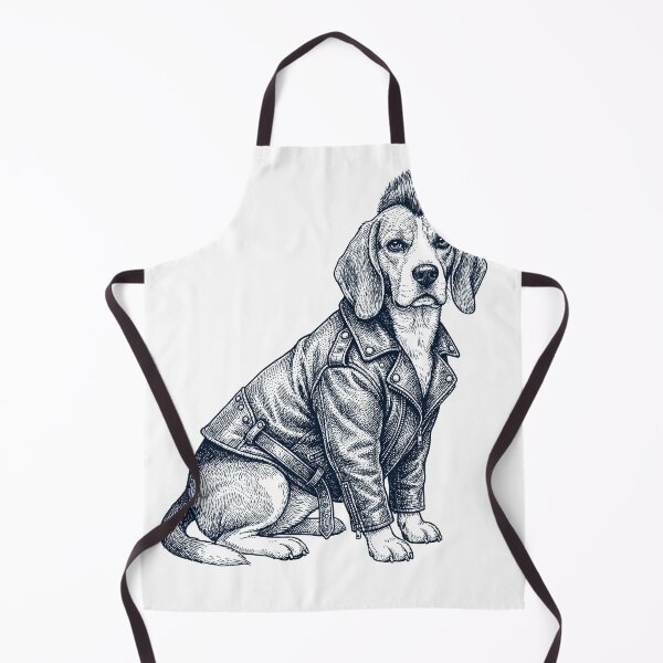 Item preview, Vintage Beagle Punk Mowhawk Dog Mom Dad designed and sold by DoodleTortle.