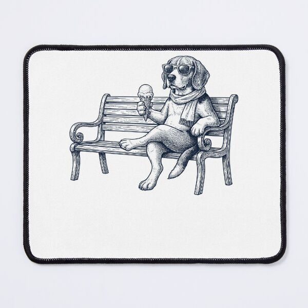 Item preview, Beagle Ice Cream Dog Mom Dad designed and sold by DoodleTortle.