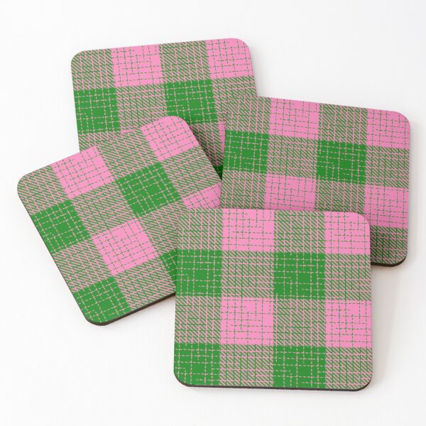Item preview, Pink and Green Crosshatch Plaid Gingham Design  designed and sold by PatternTitan.