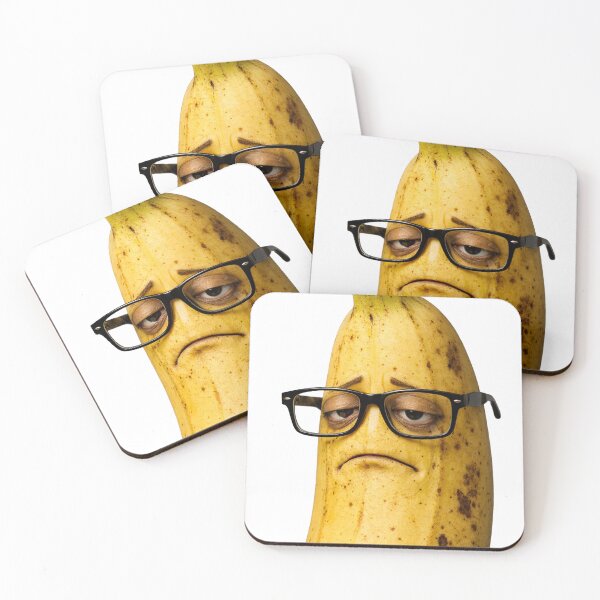 Aperçu de l'œuvre Banane émotionnellement épuisée – Art humoristique et accessible créée et vendue par MirAgency.