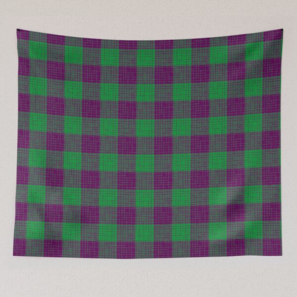 Item preview, Purple and Green Crosshatch Plaid Gingham Design  designed and sold by PatternTitan.