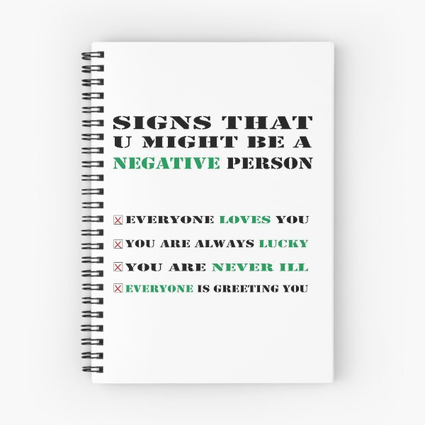 Item preview, signs that u are negative - gift gift idea designed and sold by teeking86.
