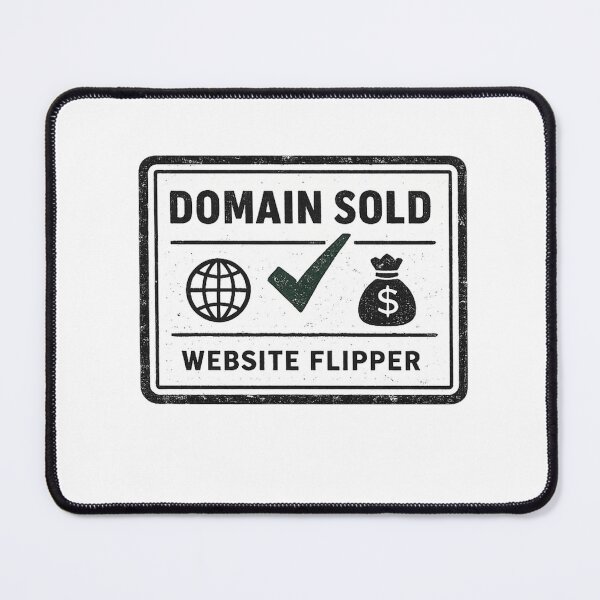 Item preview, Domain Sold – Website Flipper Minimal Stamp Design designed and sold by JordanInk Studio.