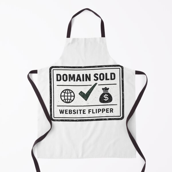 Item preview, Domain Sold – Website Flipper Minimal Stamp Design designed and sold by JordanInk Studio.