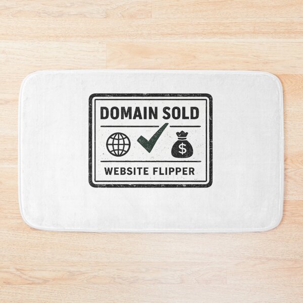 Item preview, Domain Sold – Website Flipper Minimal Stamp Design designed and sold by JordanInk Studio.