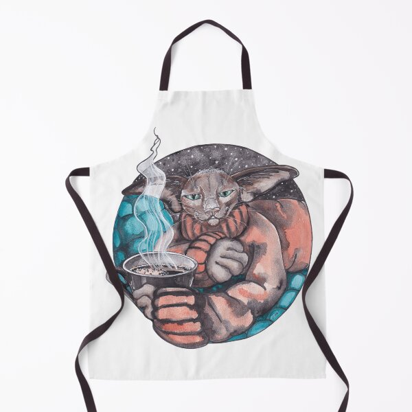 Item preview, Cozy Coffee Cat designed and sold by TanjaLuArt.