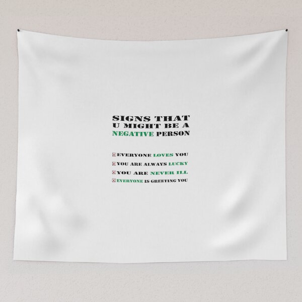 Item preview, signs that u are negative - gift gift idea designed and sold by teeking86.
