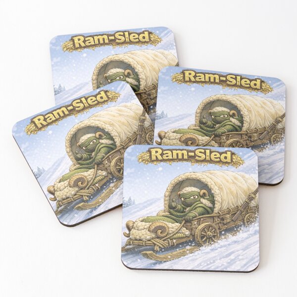 Item preview, Ram-Sled – TurtleSheepNinja Winter Escape Wagon designed and sold by Thpoar.