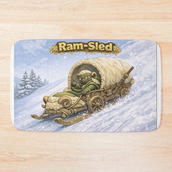 Item preview, Ram-Sled – TurtleSheepNinja Winter Escape Wagon designed and sold by Thpoar.