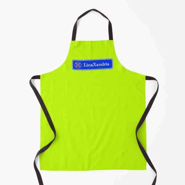 Item preview, LinaXandria - Logo, w. name, horizontal, Lime background designed and sold by LinaXandria.