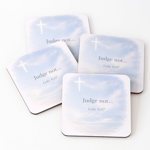 Item preview, Judge not, Luke 6:37 designed and sold by DawnsStarDesign.