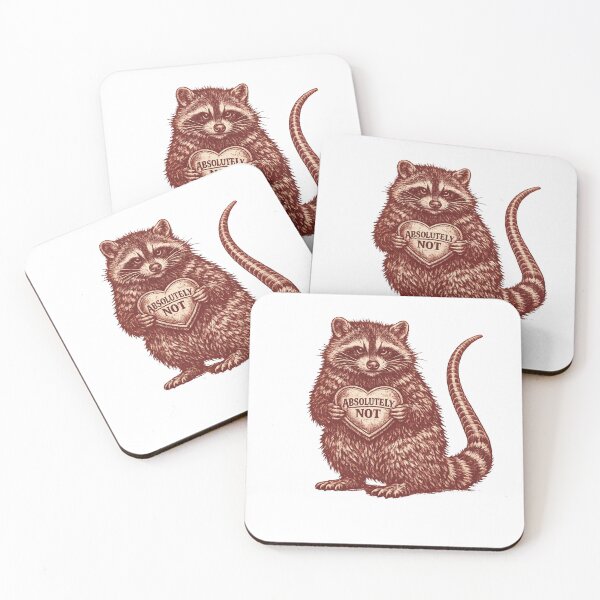 Item preview,  Absolutely not Raccoon Valentines designed and sold by iLamshop.