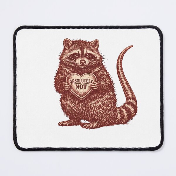 Item preview, Absolutely not Raccoon Valentines designed and sold by iLamshop.