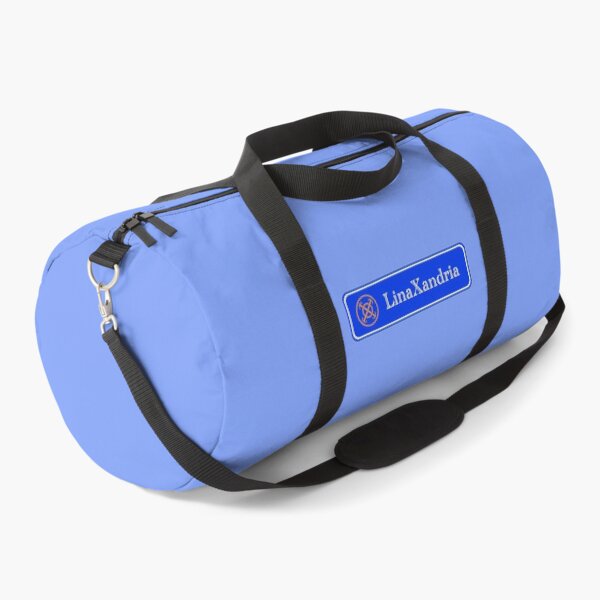 Item preview, LinaXandria - Logo, w. name, horizontal, Light Blue background designed and sold by LinaXandria.