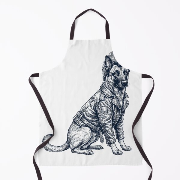 Item preview, Vintage Belgian Malinois Punk Mowhawk Dog Mom Dad designed and sold by DoodleTortle.