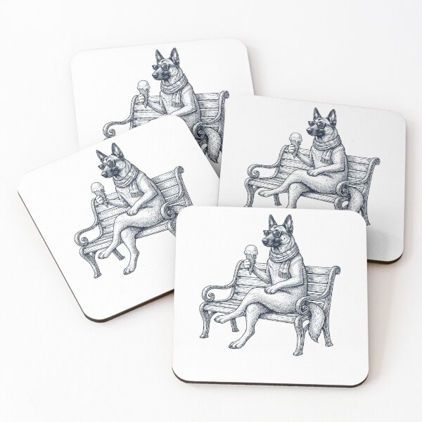 Item preview, Belgian Malinois Ice Cream Dog Mom Dad designed and sold by DoodleTortle.