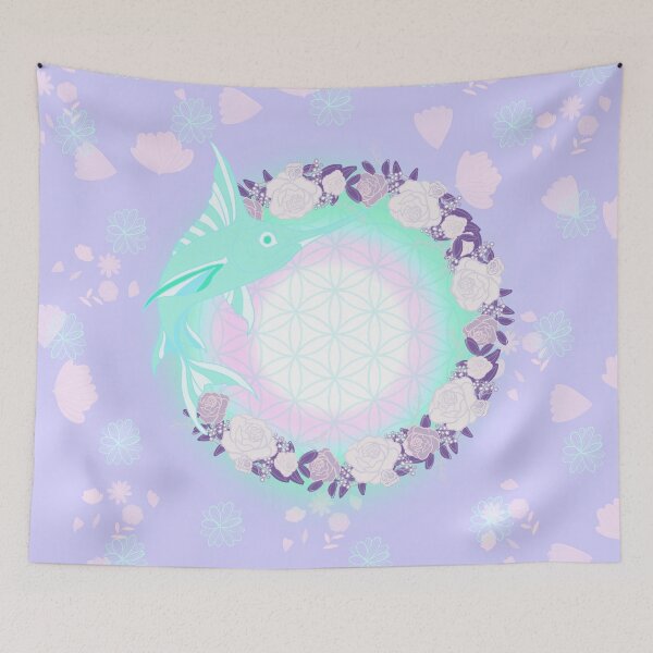 Item preview, Swordfish Totem – Self-Love & Flower of Life designed and sold by Herami.